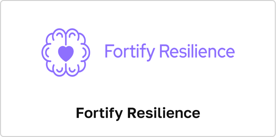 Fortify Resilence logo Vinnove