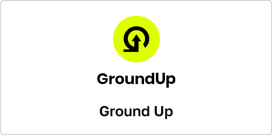 Ground Up logo Vinnove