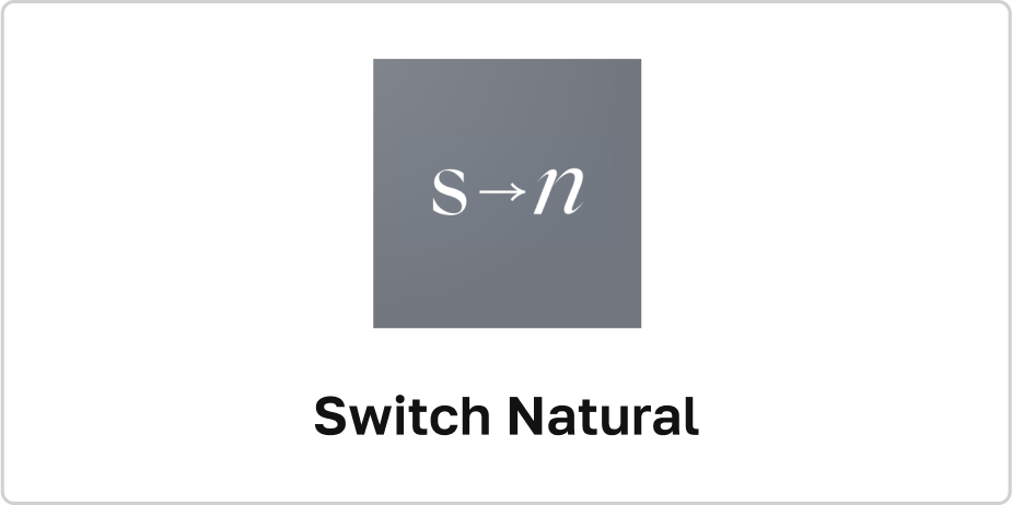 Switch Natural logo Vinnove